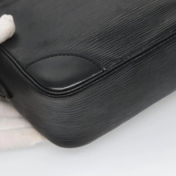 LOUIS VUITTON Epi Trocadero 27 Shoulder Bag Black M52312 LV Auth 132547 - Picture 13 of 16
